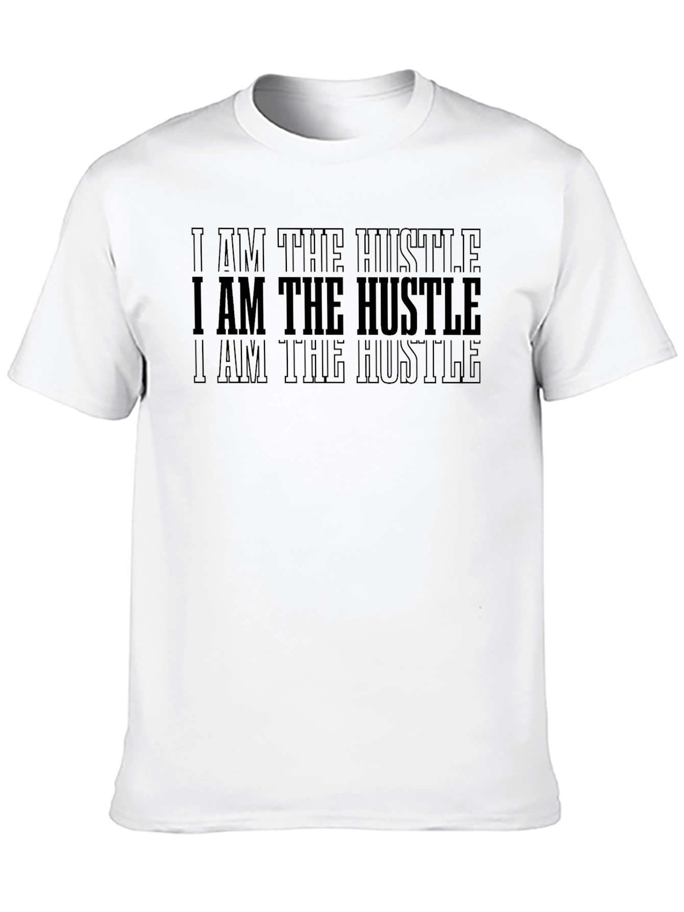 Black I AM THE HUSTLE Graphic Tee - Black view 10