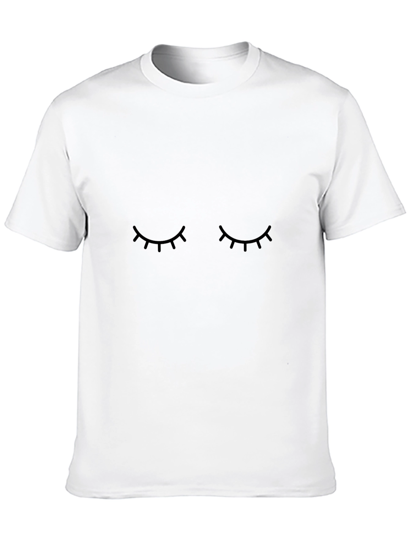Black Sleepy Eyes Graphic Tee - Men's Black T-Shirt view 10