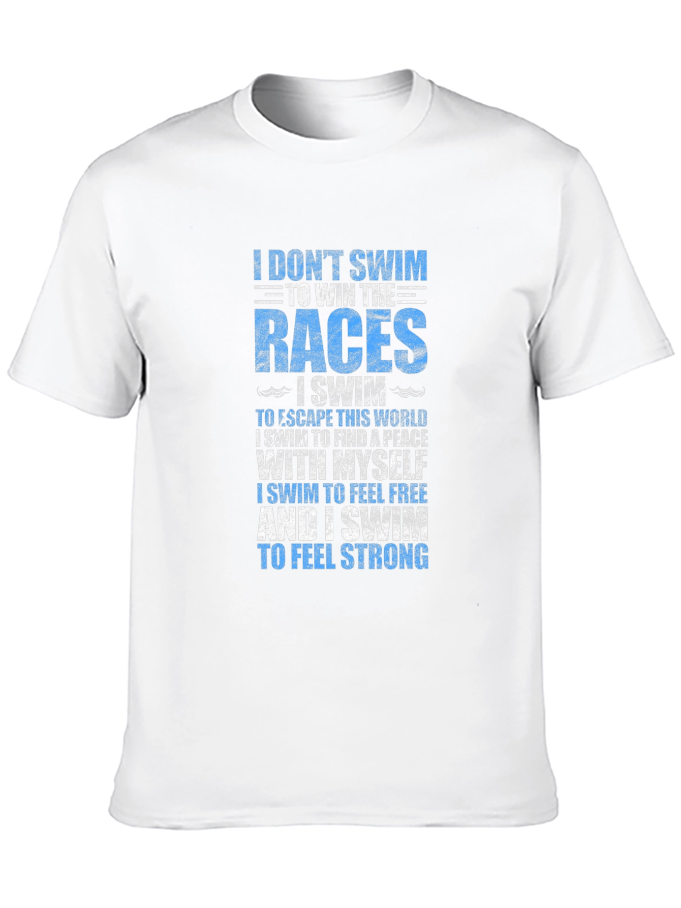 Swimmer's Motivation T-Shirt - Swim for Yourself - 10