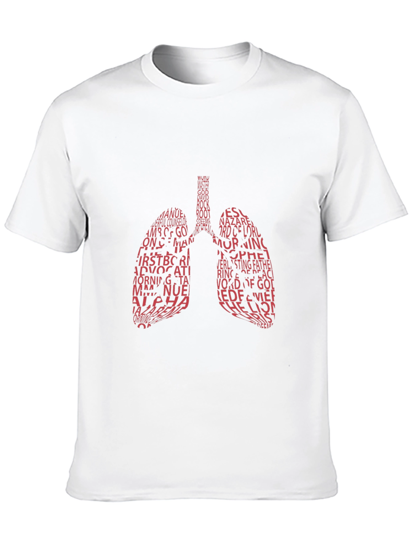 Black Lung Word Art Graphic Tee view 10