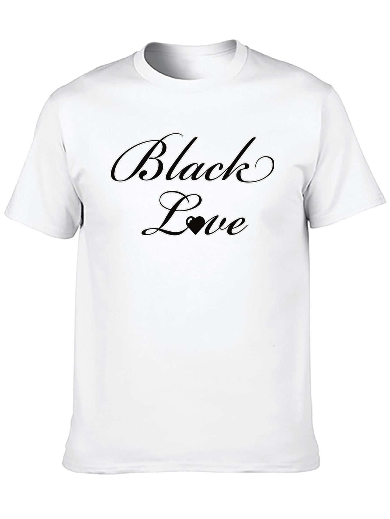 Black Black Love Graphic Tee - Stylish & Comfortable view 10
