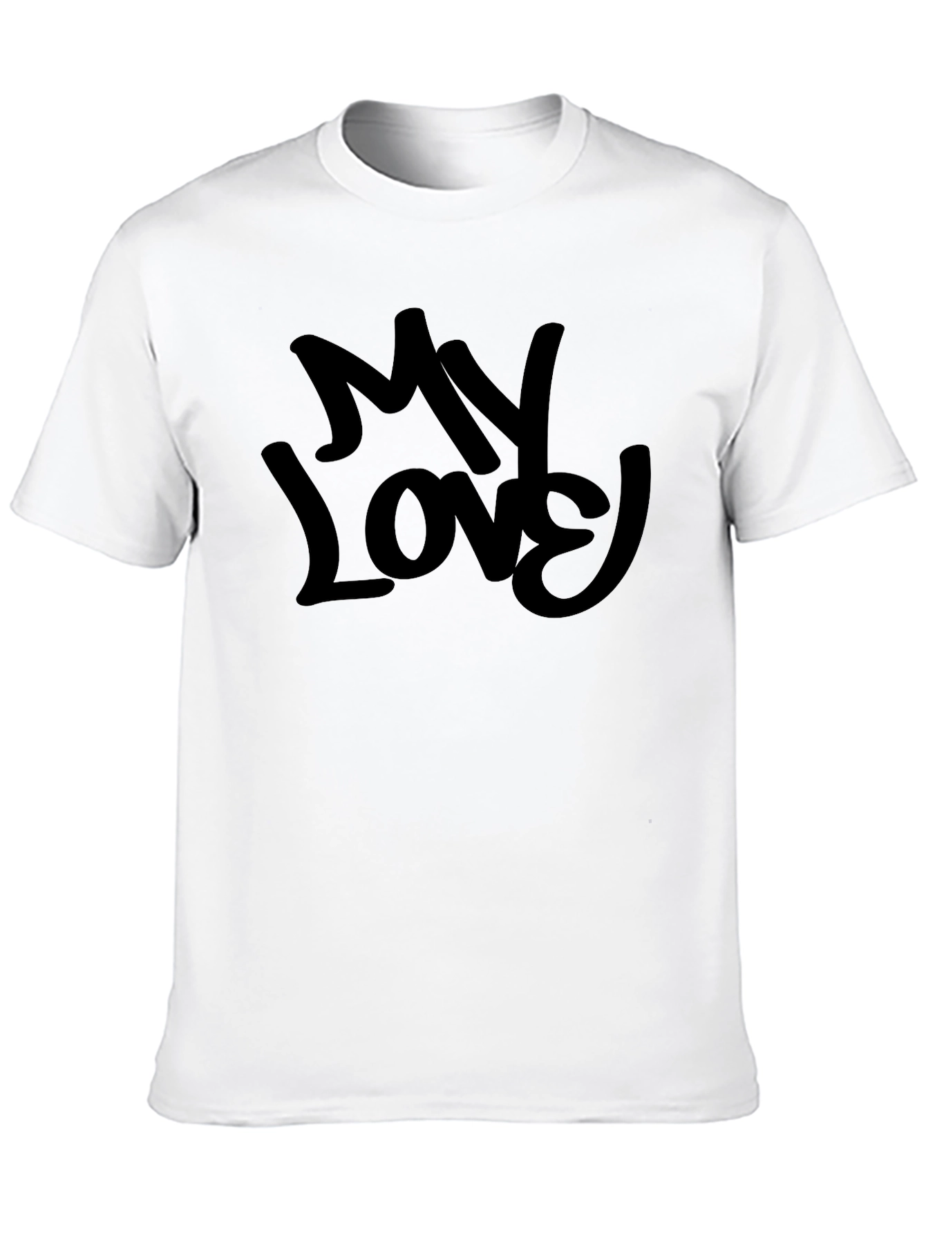 Black My Love Black Graphic Tee view 10