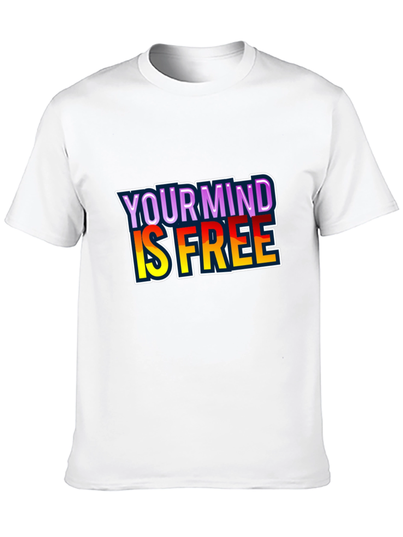 Black Your Mind Is Free Black T-Shirt view 10