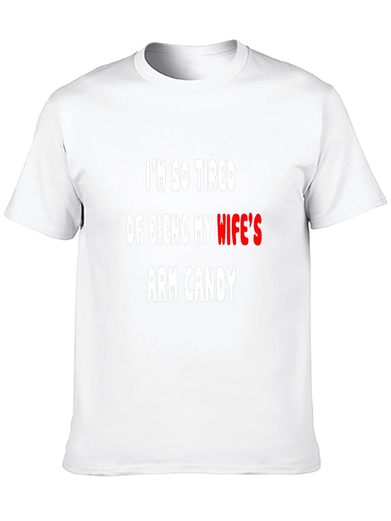 Black Funny Arm Candy T-Shirt view 10