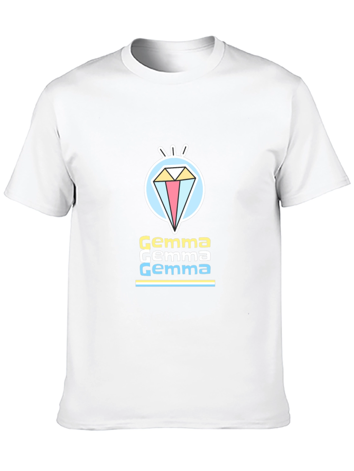 Black Gemma Diamond Graphic T-Shirt - Black view 10