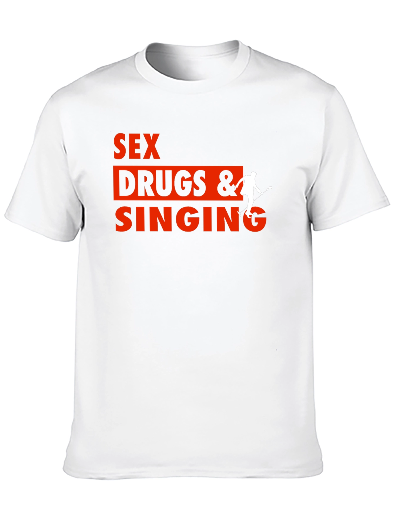 Black Sex Drugs & Singing Graphic Tee view 10
