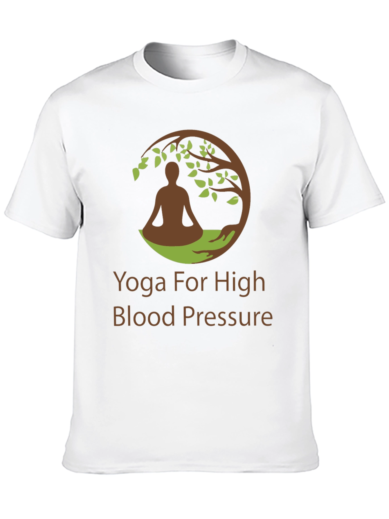 Black Yoga for High Blood Pressure T-Shirt view 10
