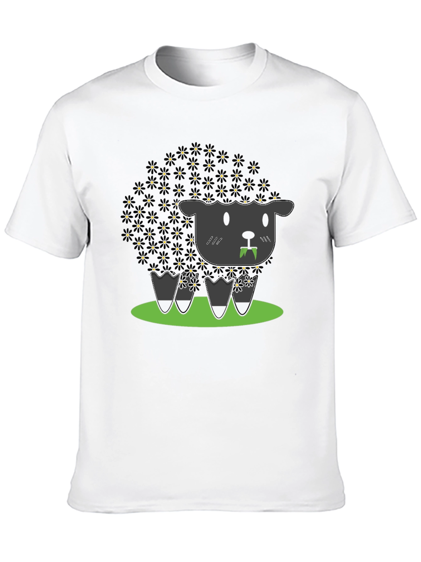 Black Black Sheep Graphic T-Shirt Cute Funny Unisex view 10