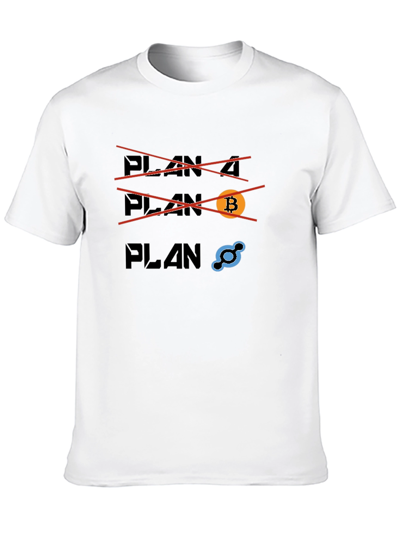 Black Crypto Plan T-Shirt - Bitcoin & Helium view 10