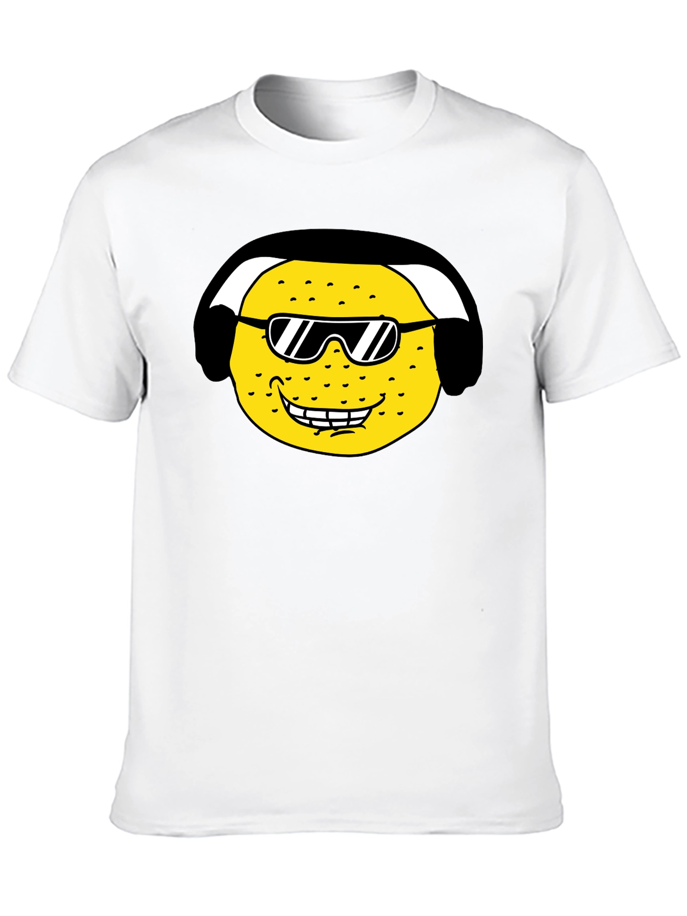 Black Cool Lemon Graphic Tee - Black view 10