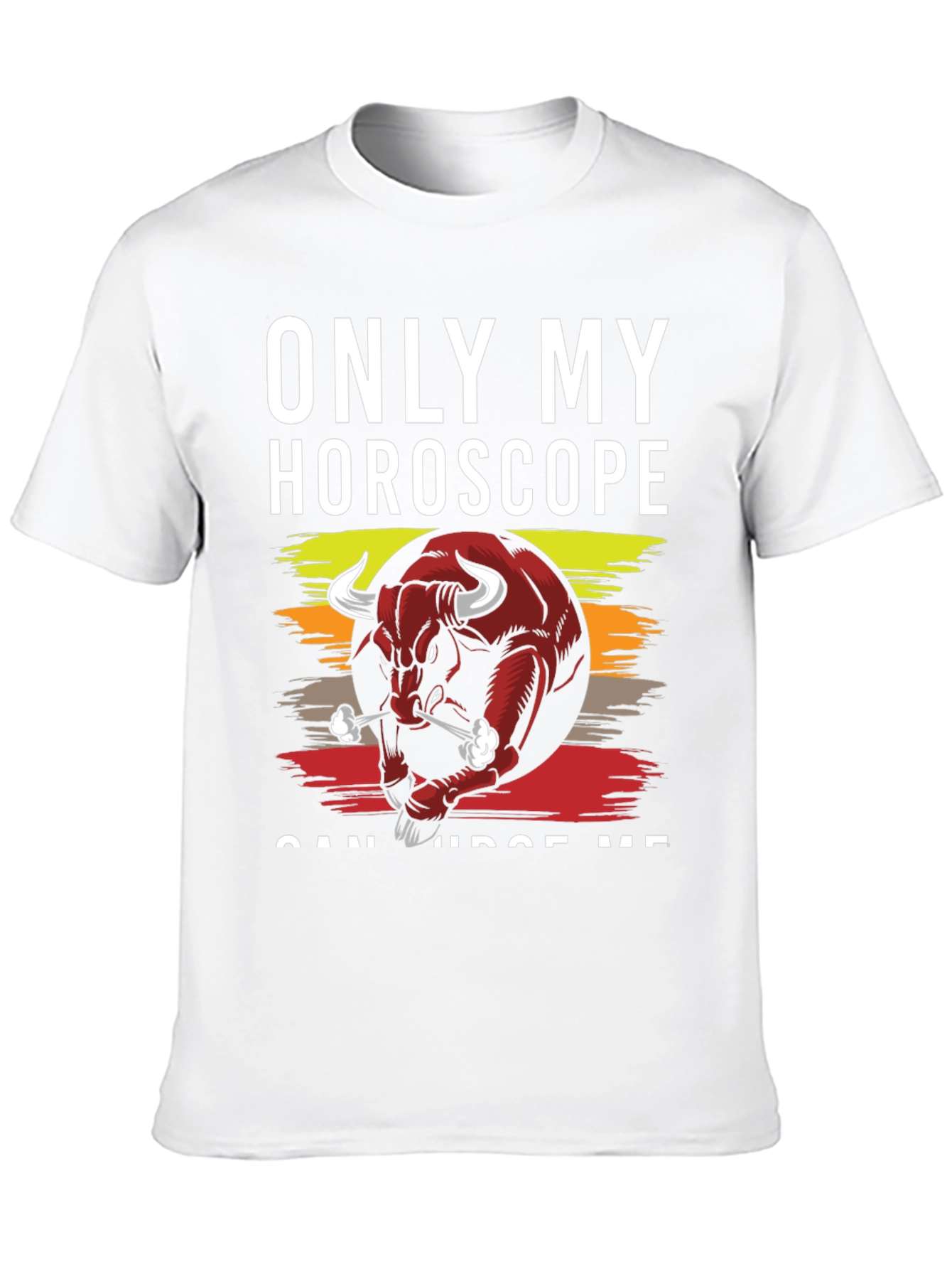 Black Only My Horoscope Can Judge Me Black T-Shirt view 10