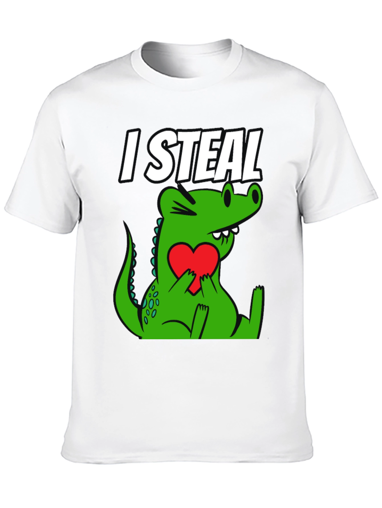 I Steal Hearts Alligator Graphic T-Shirt - 10
