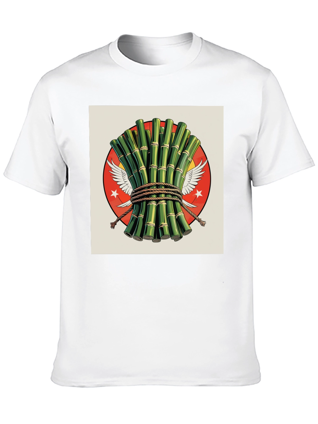 Black Bamboo Graphic Tee - Stylish, Unique Design view 10