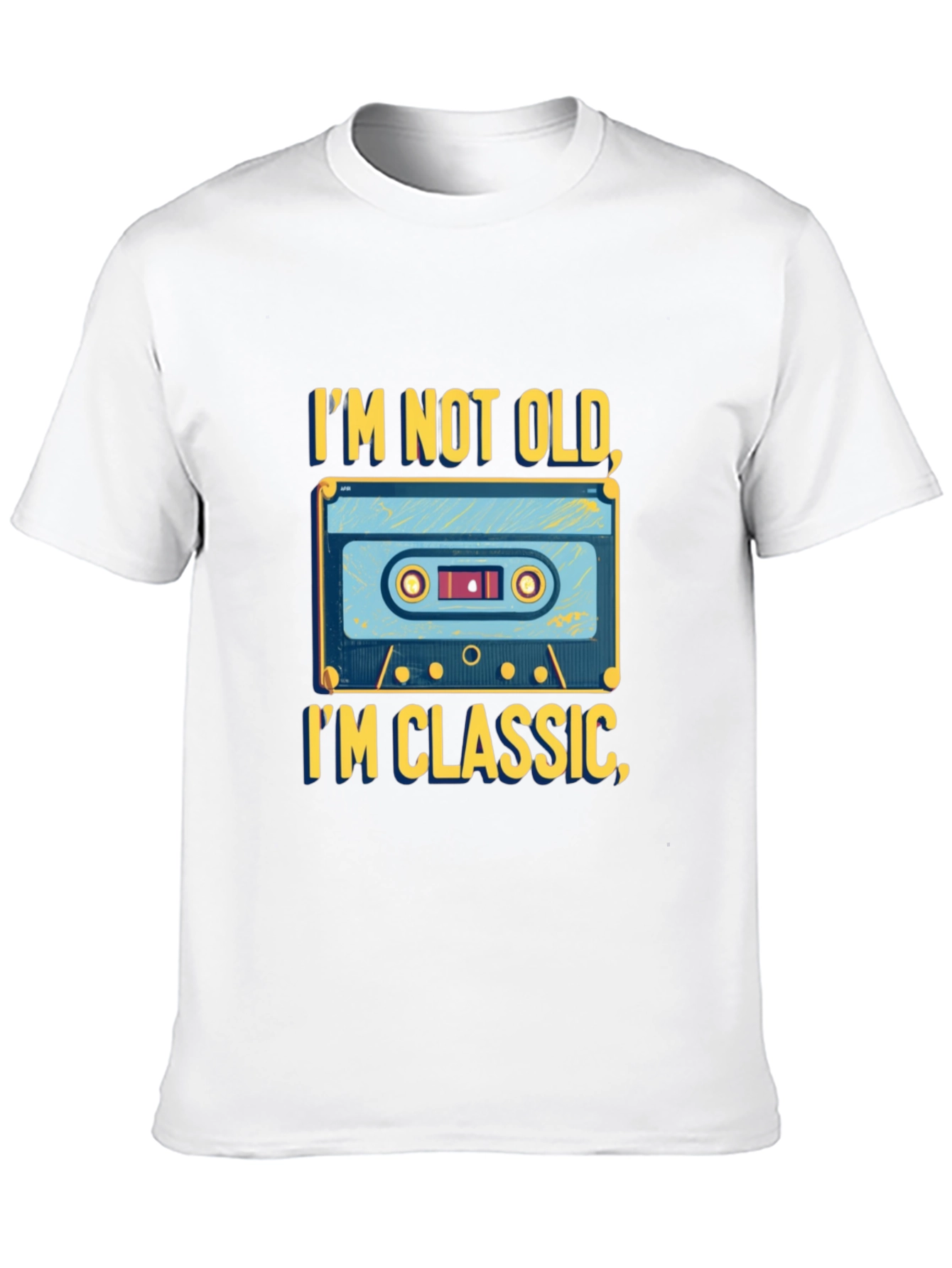 Black Classic Cassette Tape T-Shirt - Retro Style view 10