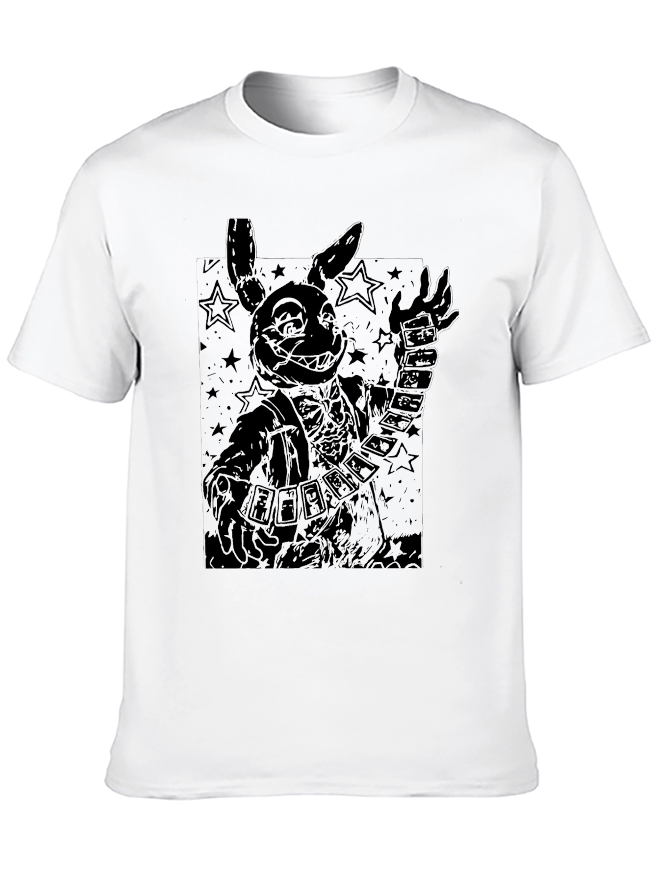 Black Dark Rabbit Graphic Tee - Men's Black T-Shirt view 10