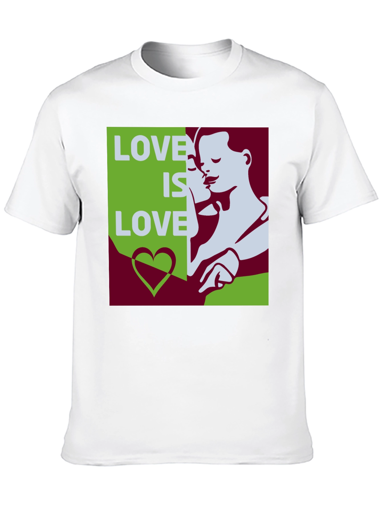 Black Love Is Love Graphic Tee - Black Cotton Blend view 10