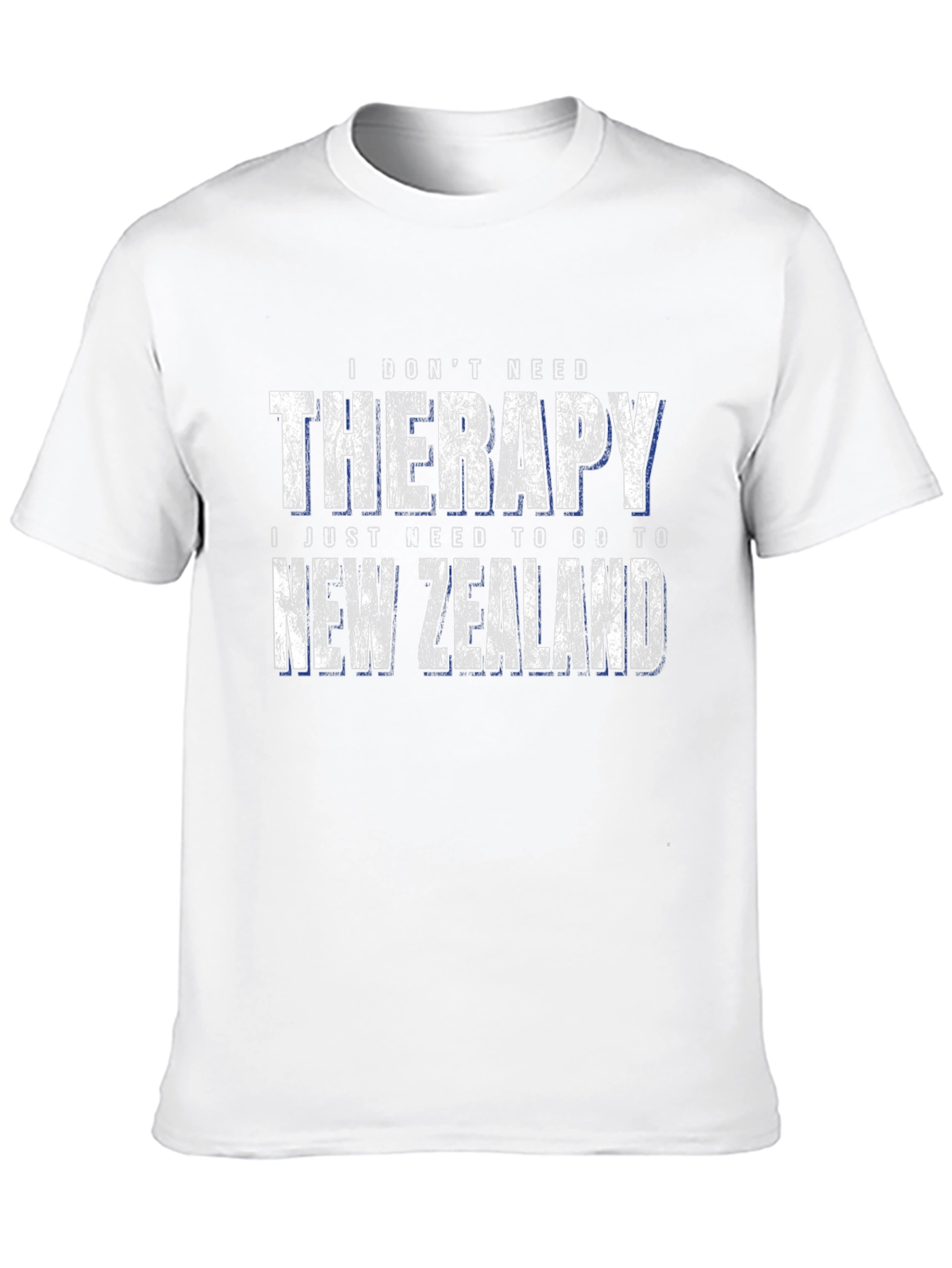 Black Therapy New Zealand Graphic Tee - Funny Travel Shirt view 10