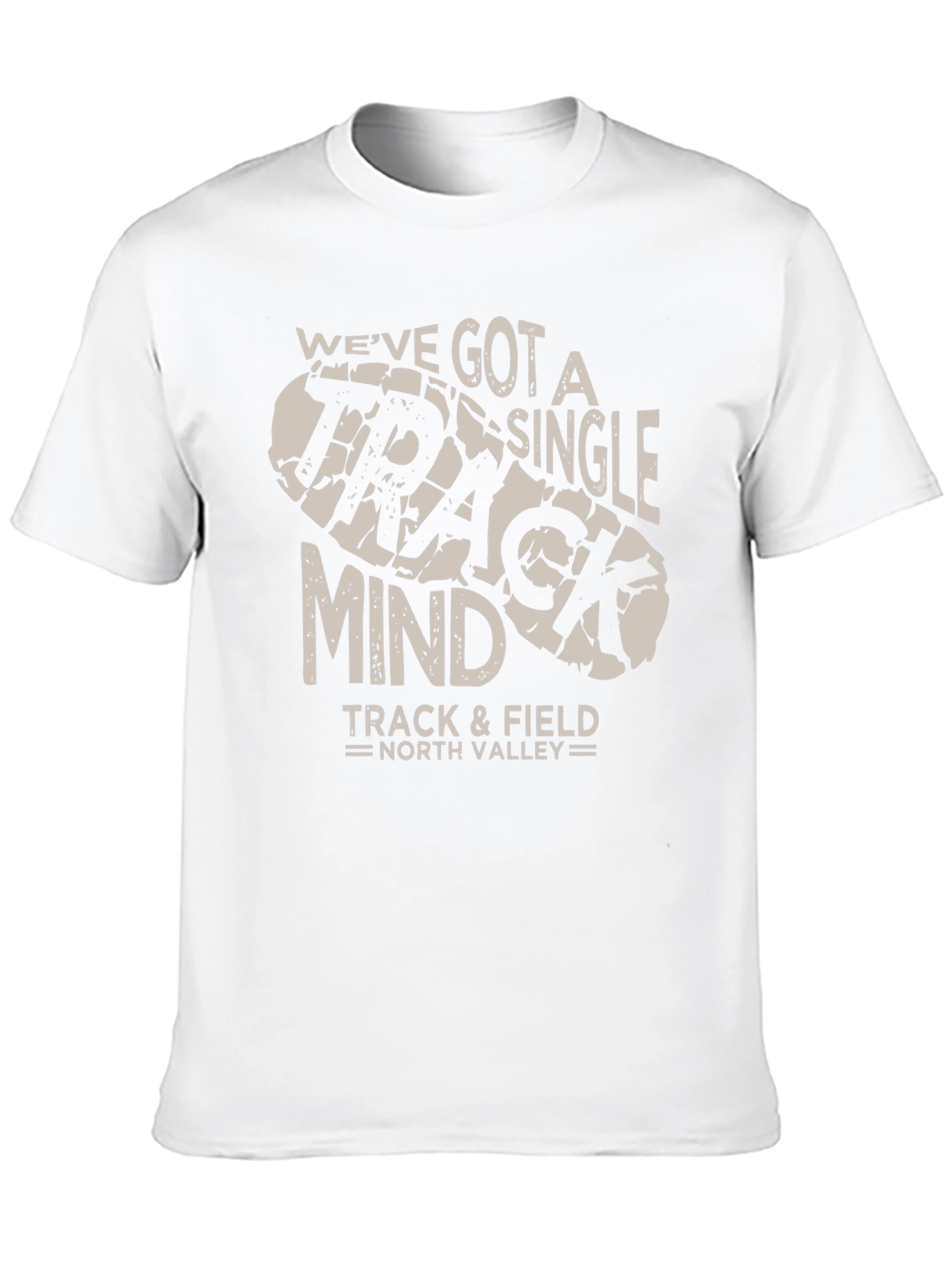 Black Track Mind T-Shirt - North Valley Track & Field Tee view 10