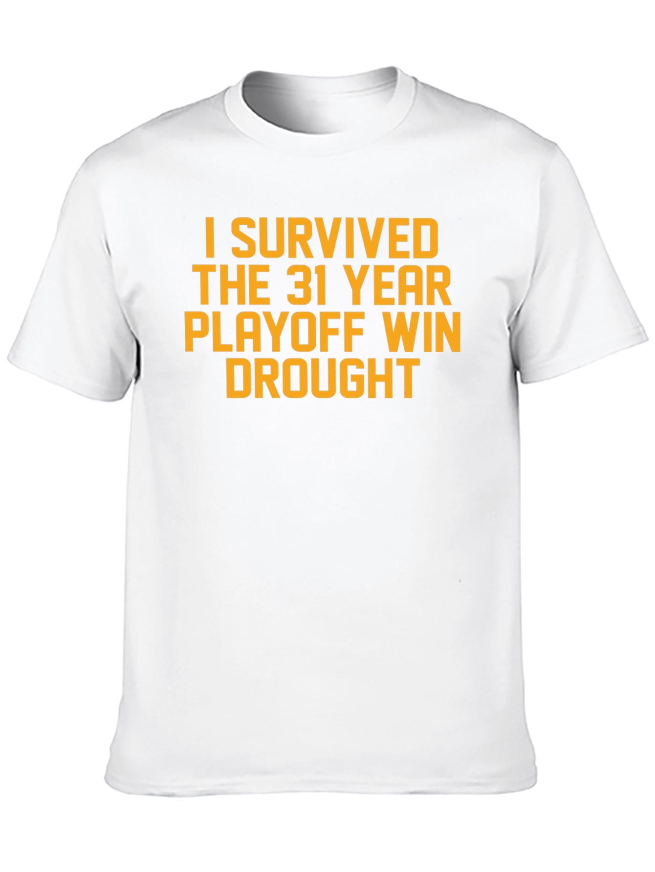 Black I Survived the Playoff Win Drought T-Shirt view 10