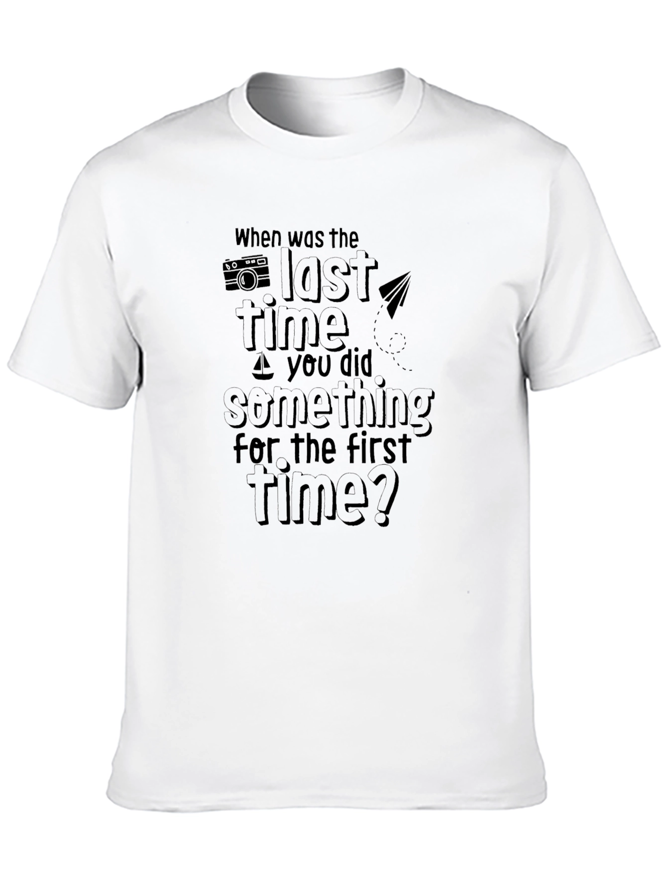 Black Inspirational T-Shirt - First Time Experiences view 10