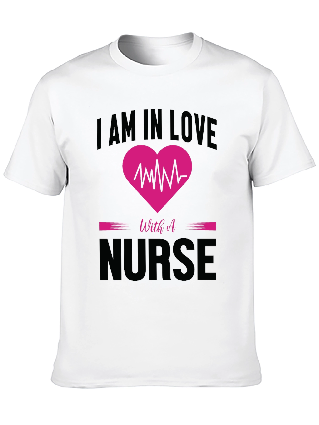 Black I'm In Love With A Nurse T-Shirt view 10