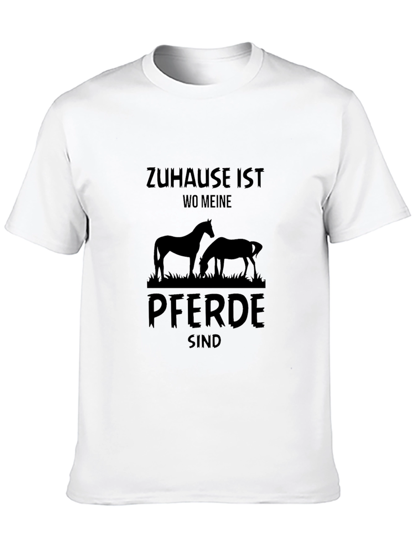Black Horse Lover T-Shirt - Zuhause Ist Wo Meine Pferde Sind view 10