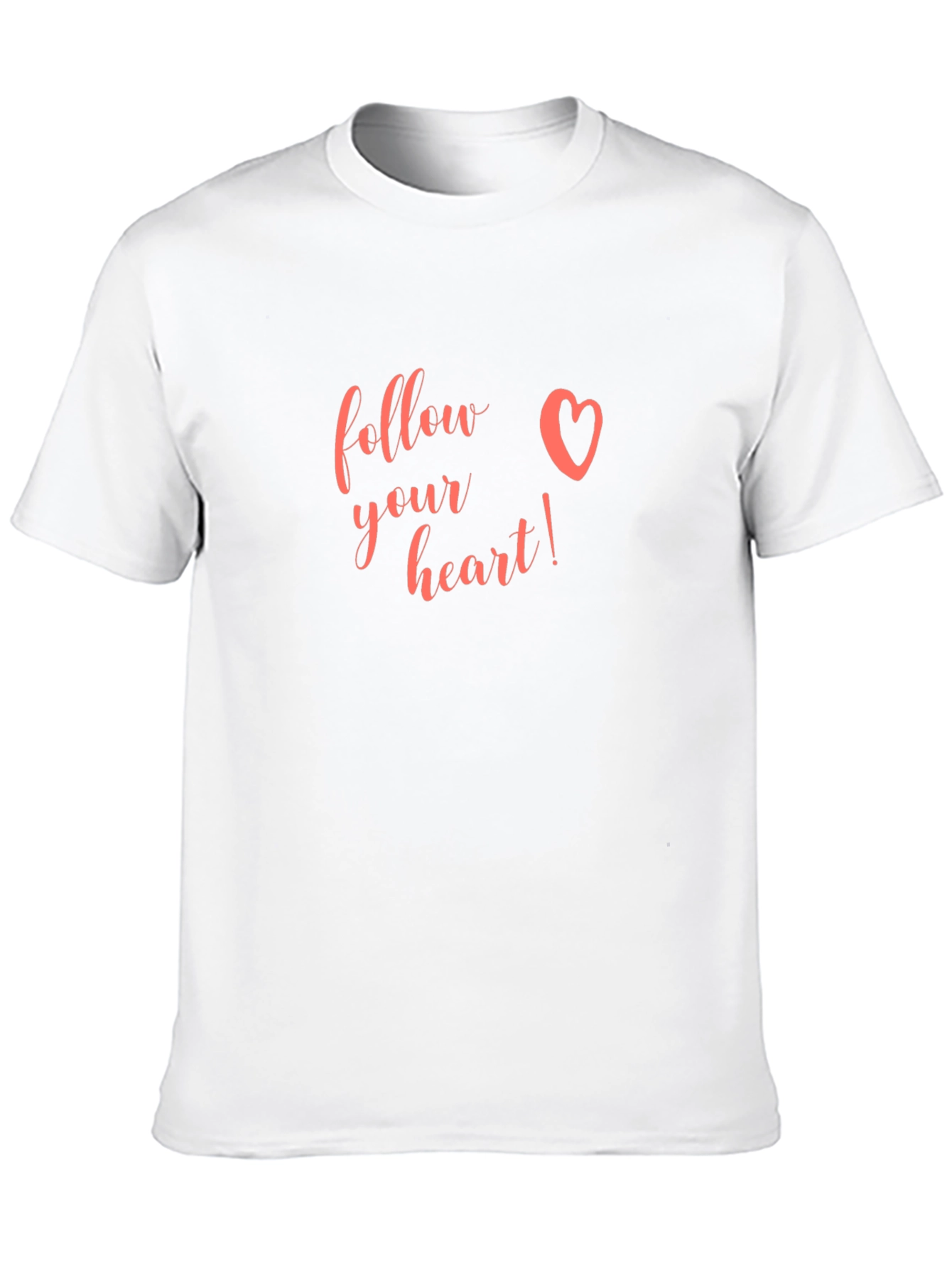 Black Follow Your Heart Graphic Tee - Black Casual Shirt view 10