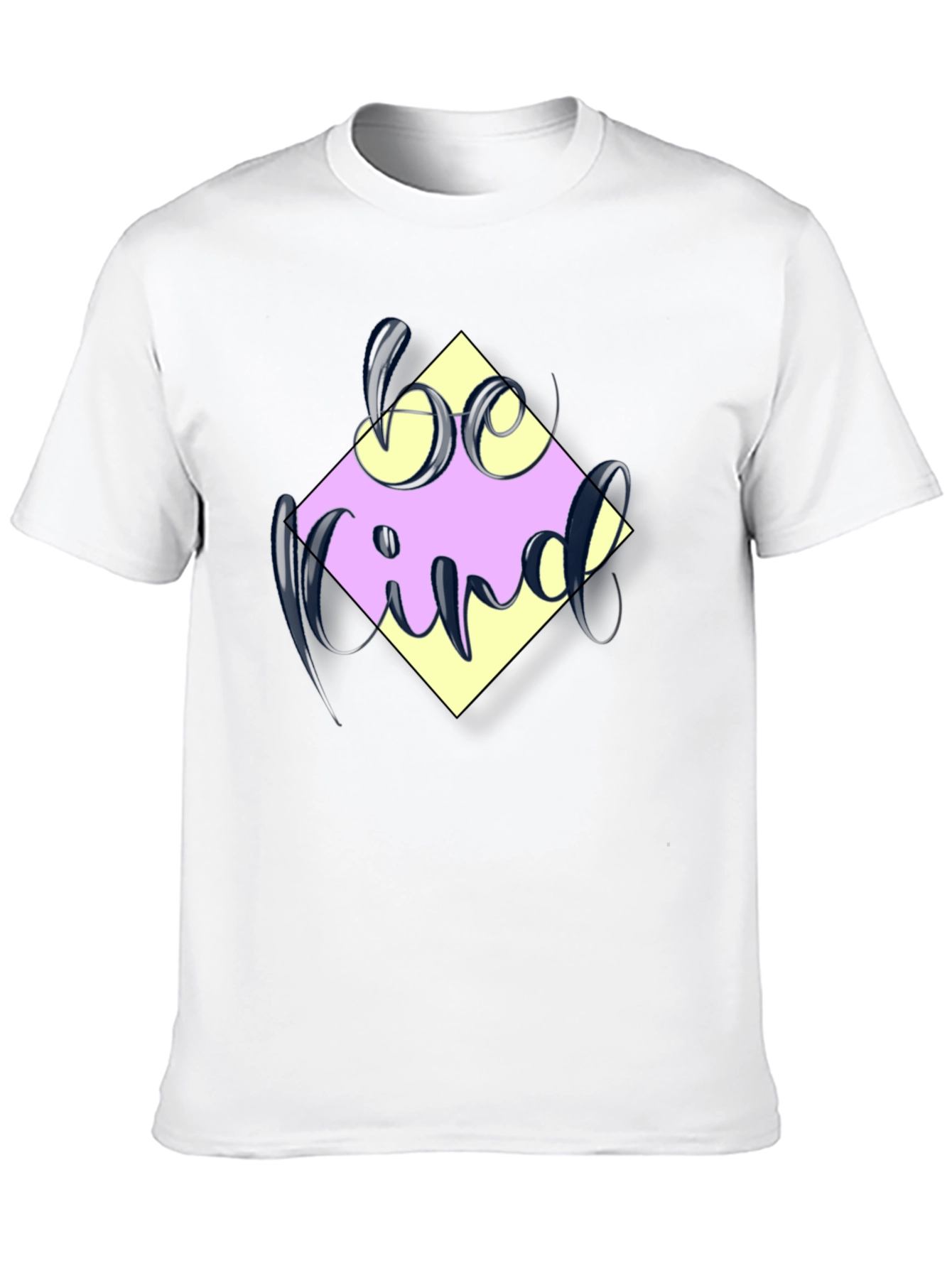Black Be Kind Graphic Tee - Trendy Casual T-Shirt view 10