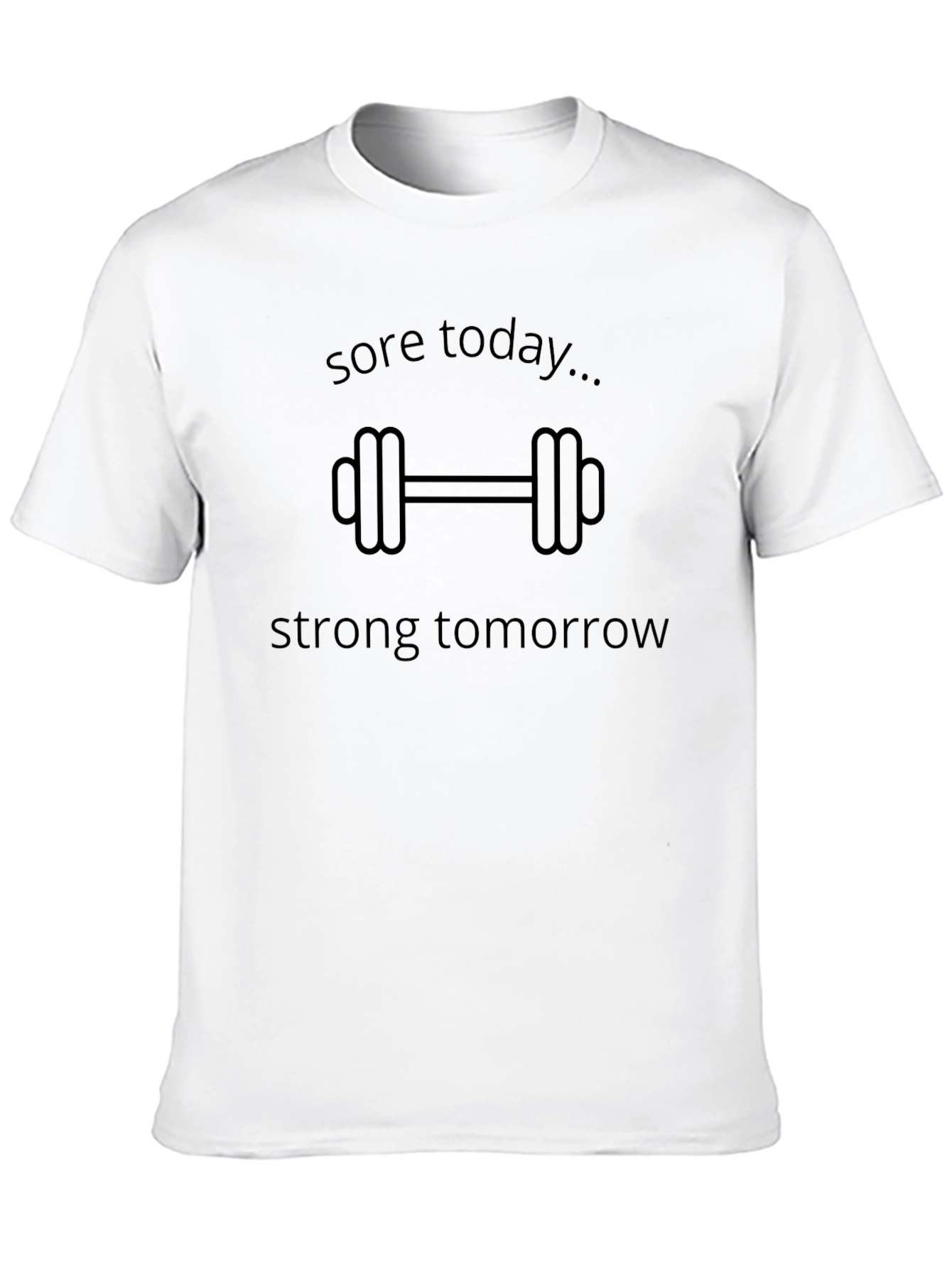 Black Sore Today Strong Tomorrow Graphic T-Shirt view 10