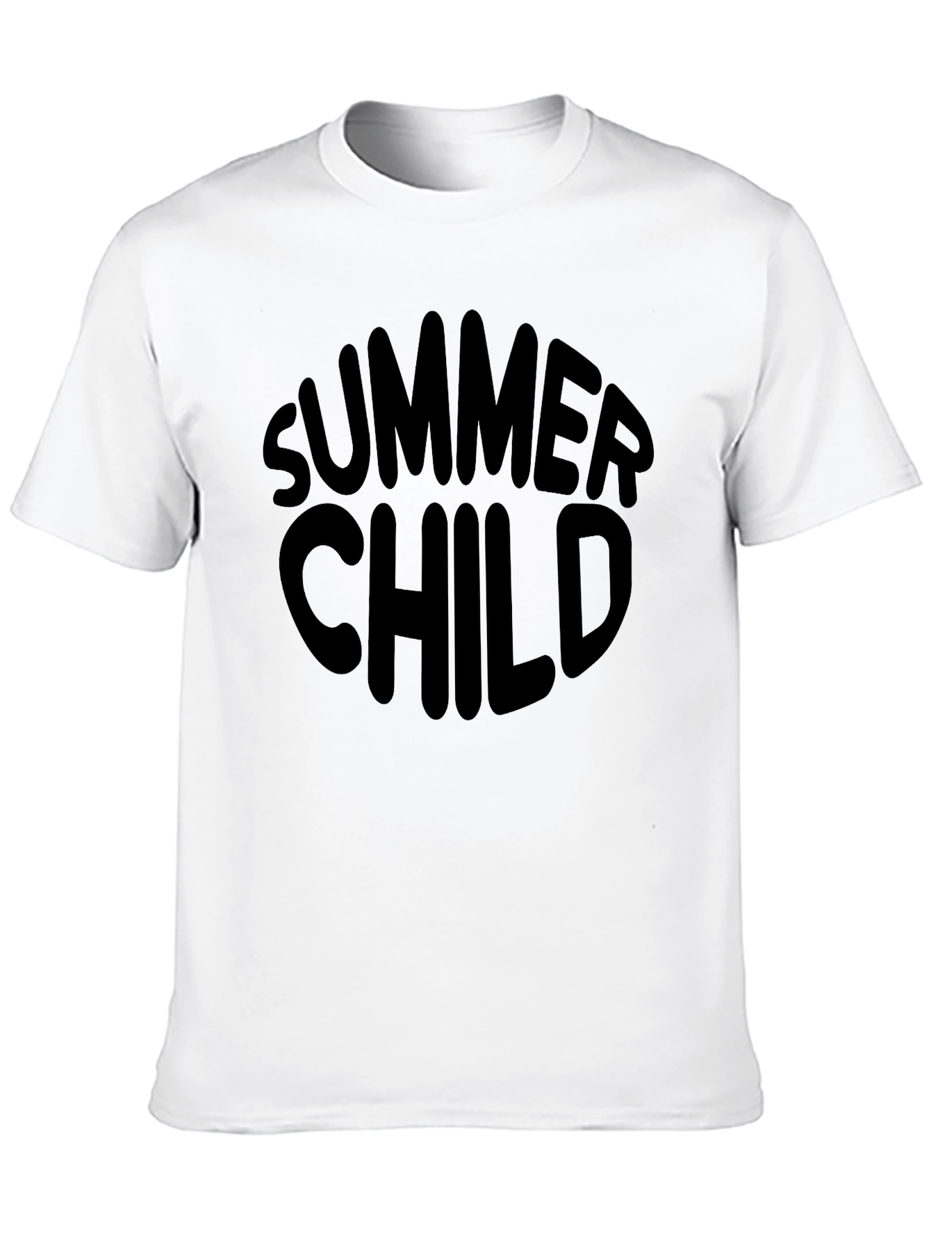 Black Summer Child Graphic T-Shirt view 10