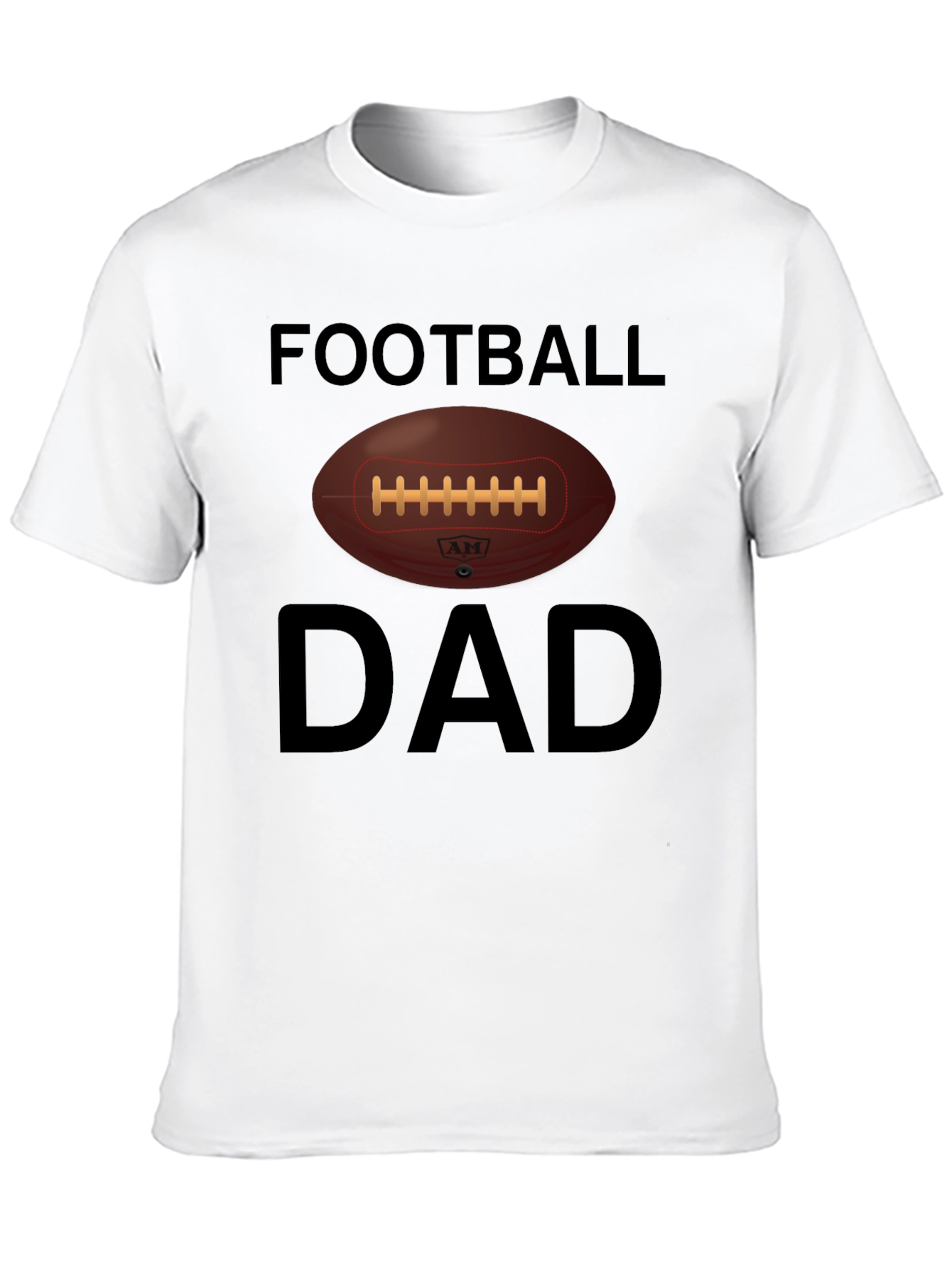Black Football Dad Graphic T-Shirt view 10