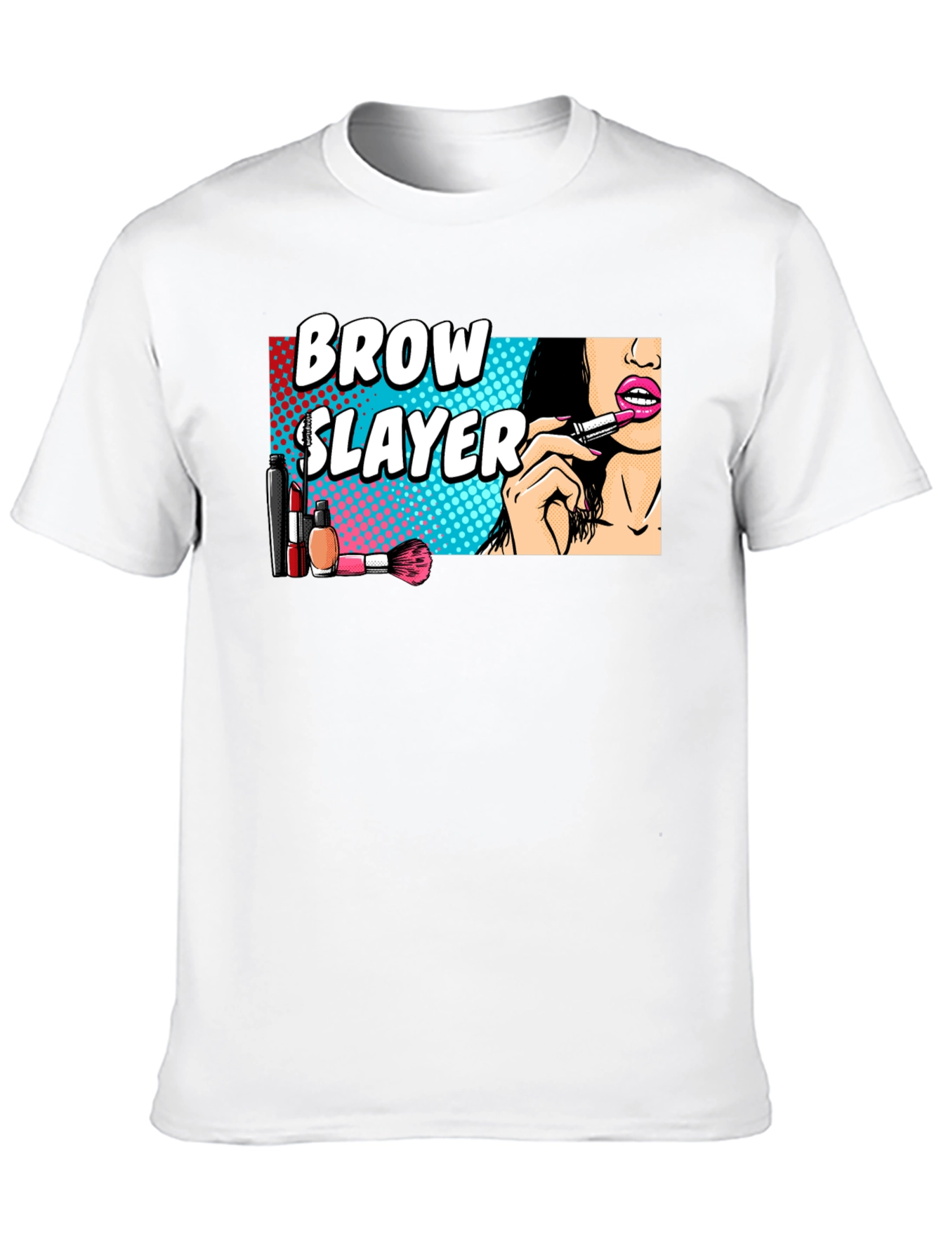 Black Brow Slayer Black Graphic Tee view 10