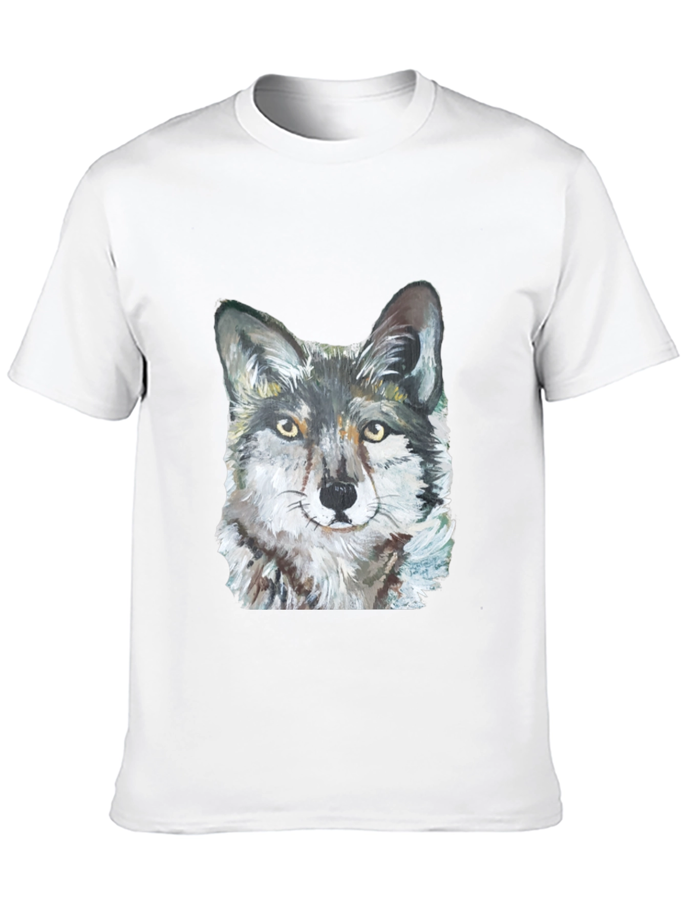 Black Wolf Graphic Tee - Black Cotton Blend view 10