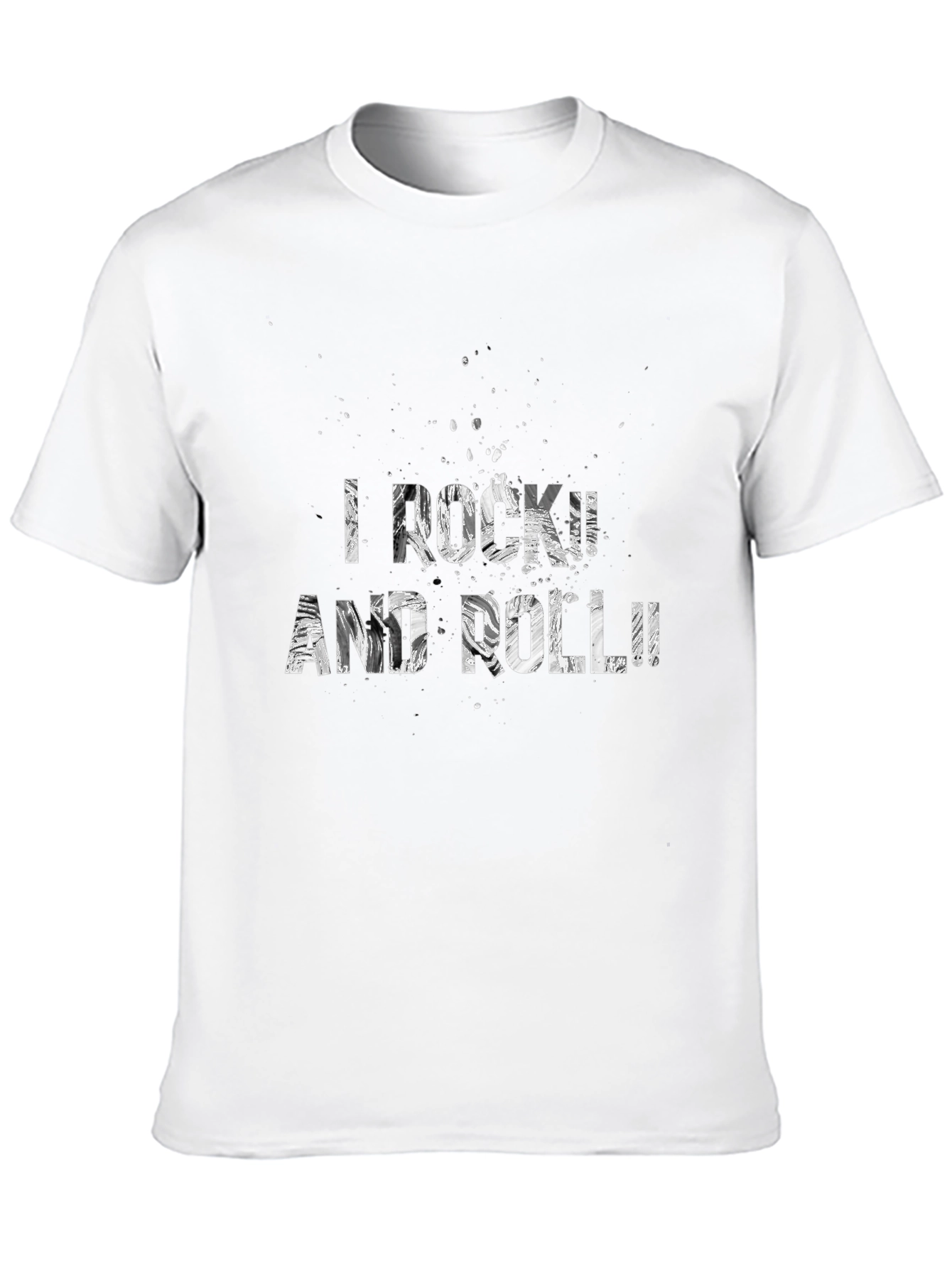Black I Rock and Roll Graphic Tee view 10