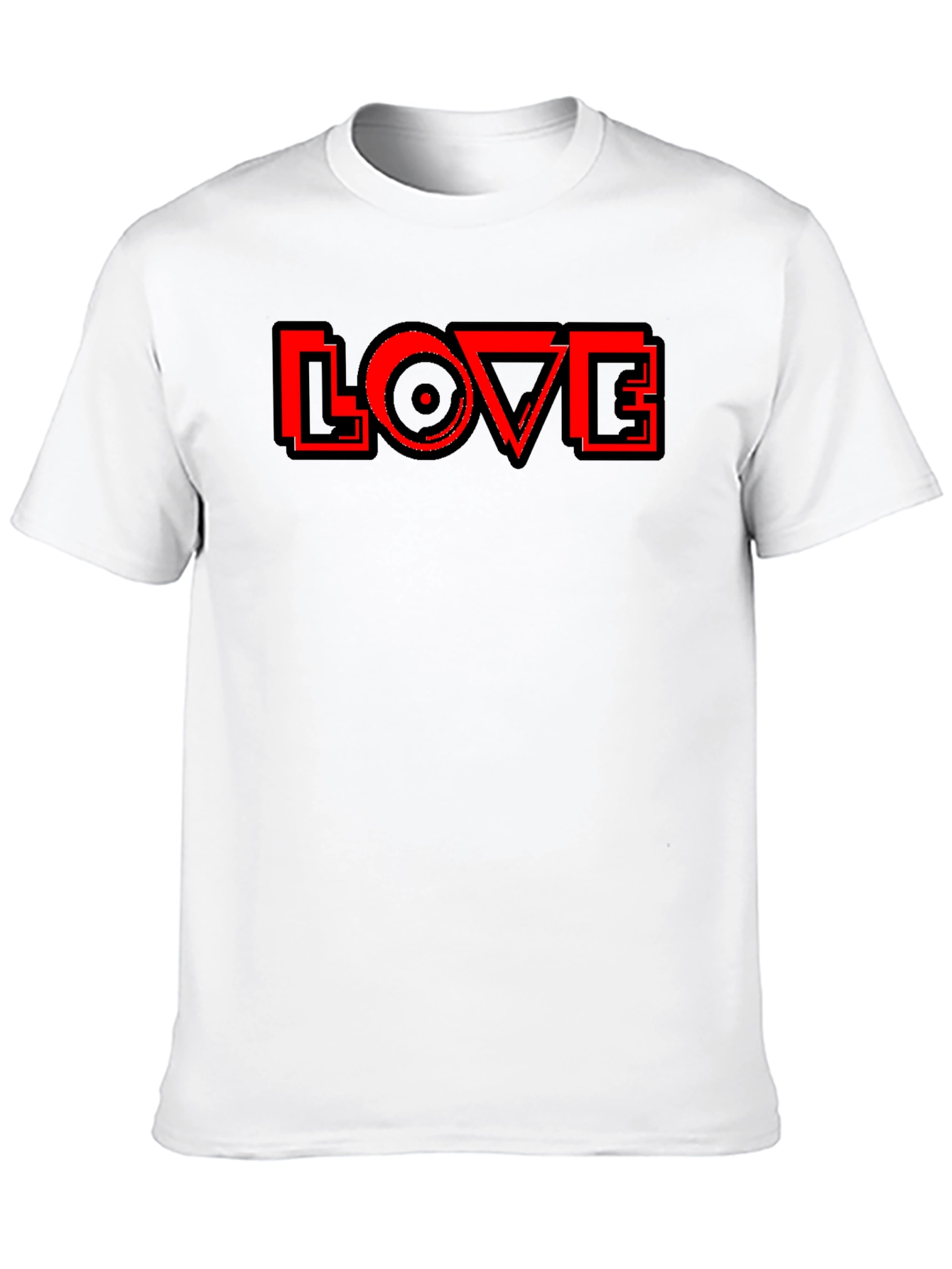 Black Love Record Graphic Tee - Black T-Shirt view 10