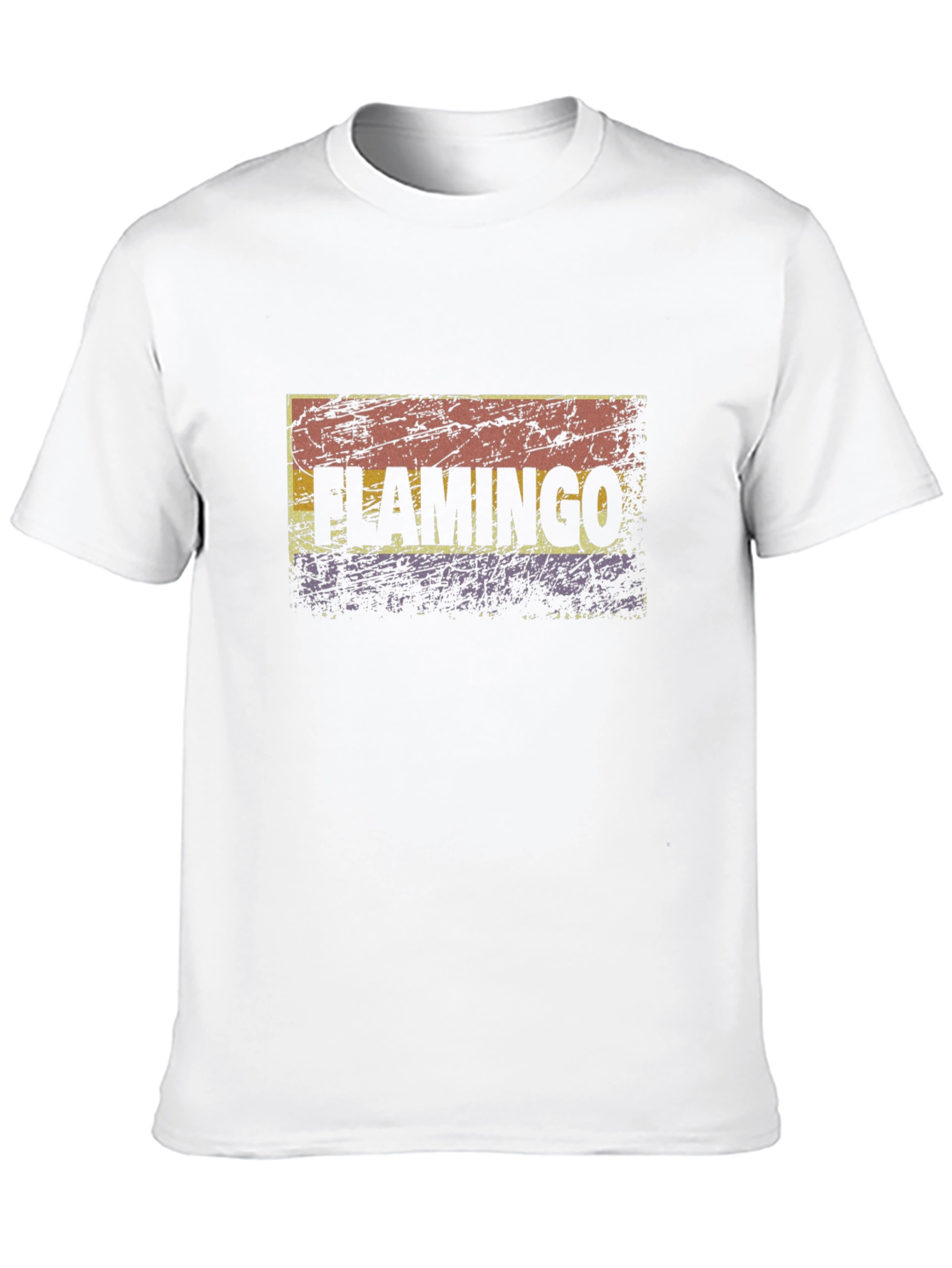 Black Retro Flamingo Graphic T-Shirt - Black view 10
