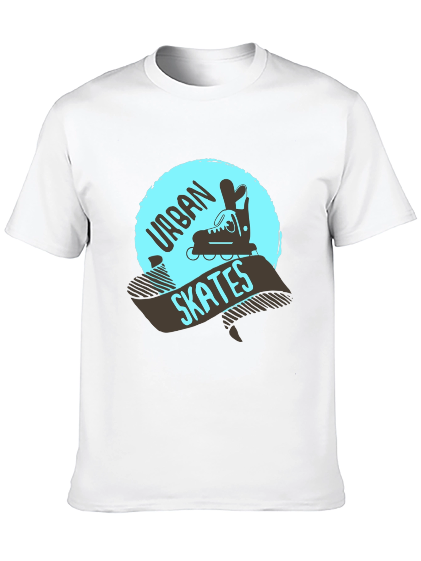 Black Urban Skates Graphic T-Shirt - Stylish & Comfortable view 10