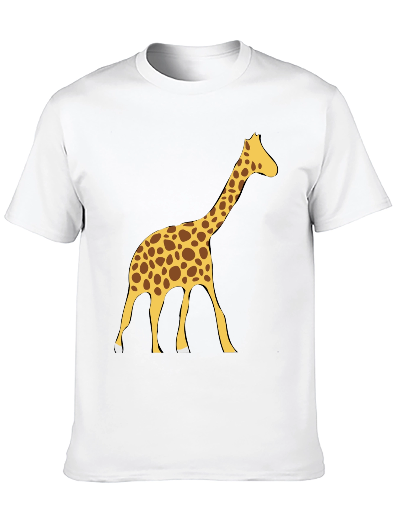 Black Giraffe Graphic Tee - Black Cotton Blend view 10