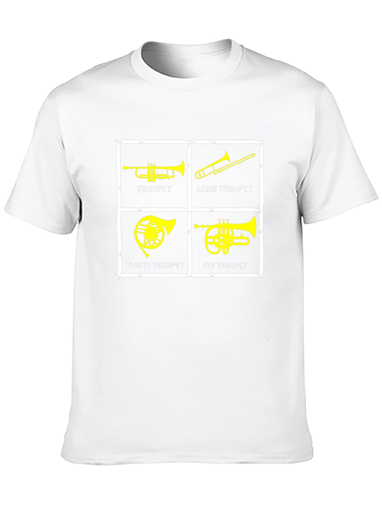 Black Funny Trumpet T-Shirt - Music Instrument Humor Tee view 10