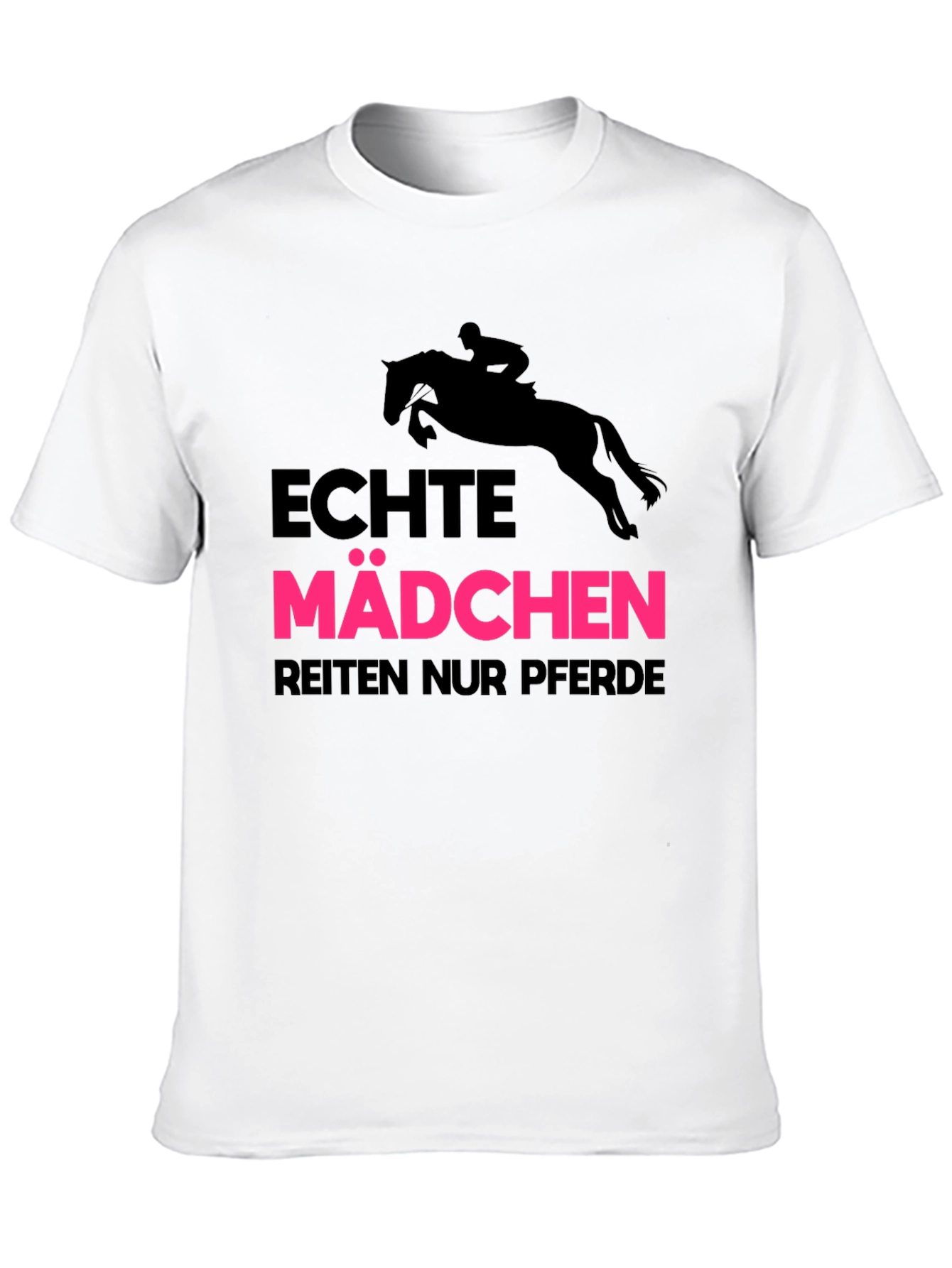 Black Echte Madchen Reiten Nur Pferde Black T-Shirt view 10