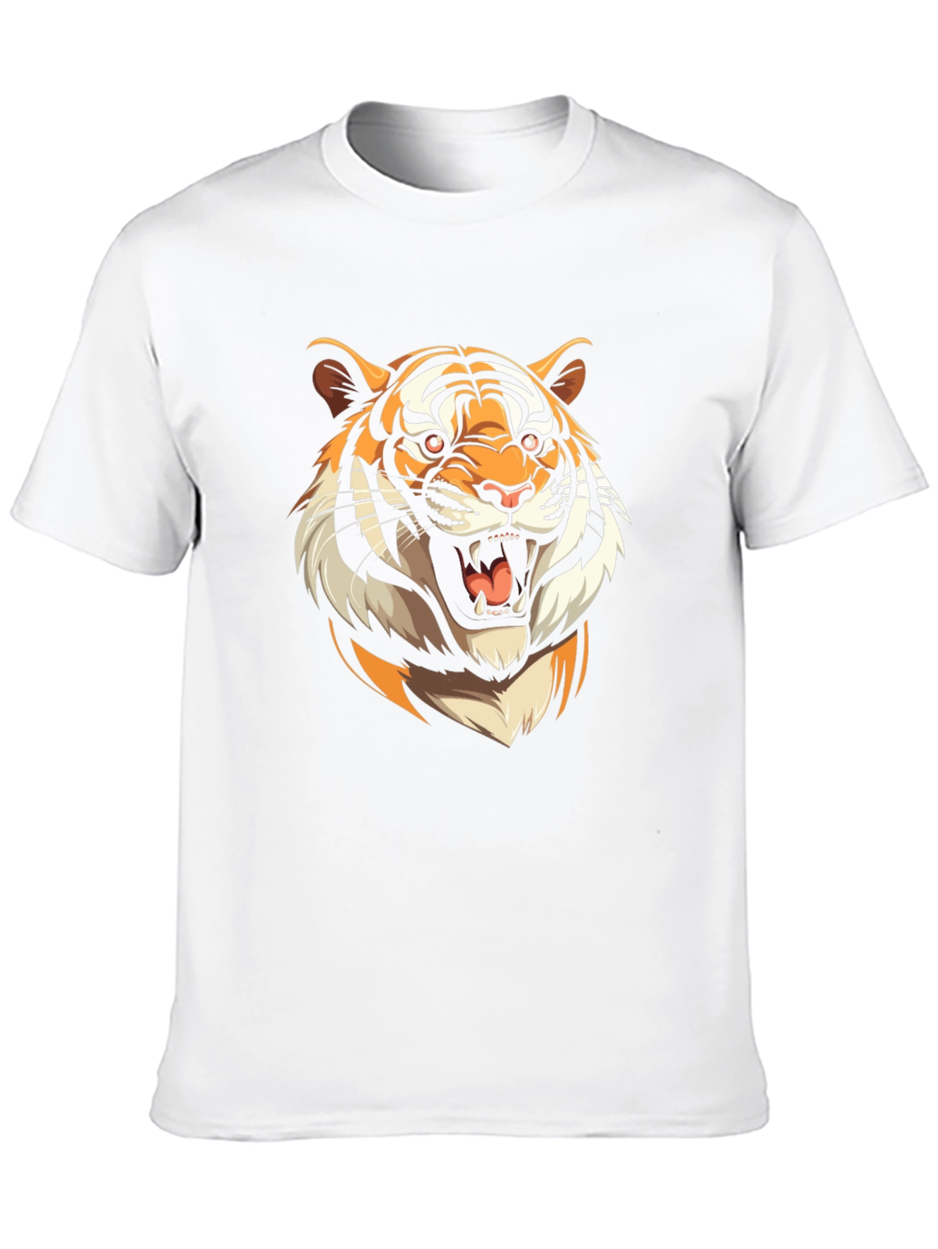 Black Tiger Graphic Tee - Bold Animal Print T-Shirt view 10
