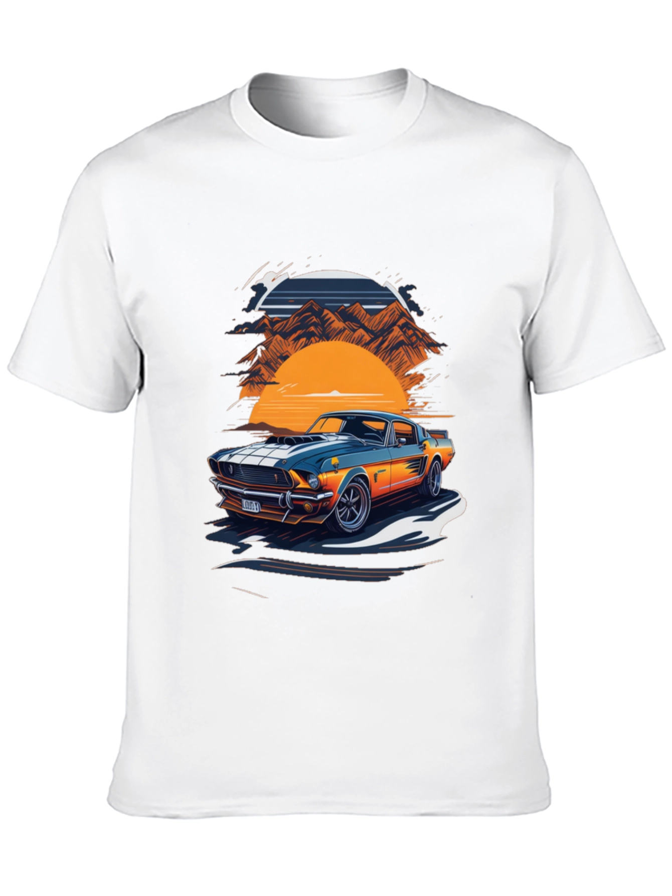 Retro Car Graphic Tee - Classic Style - 10