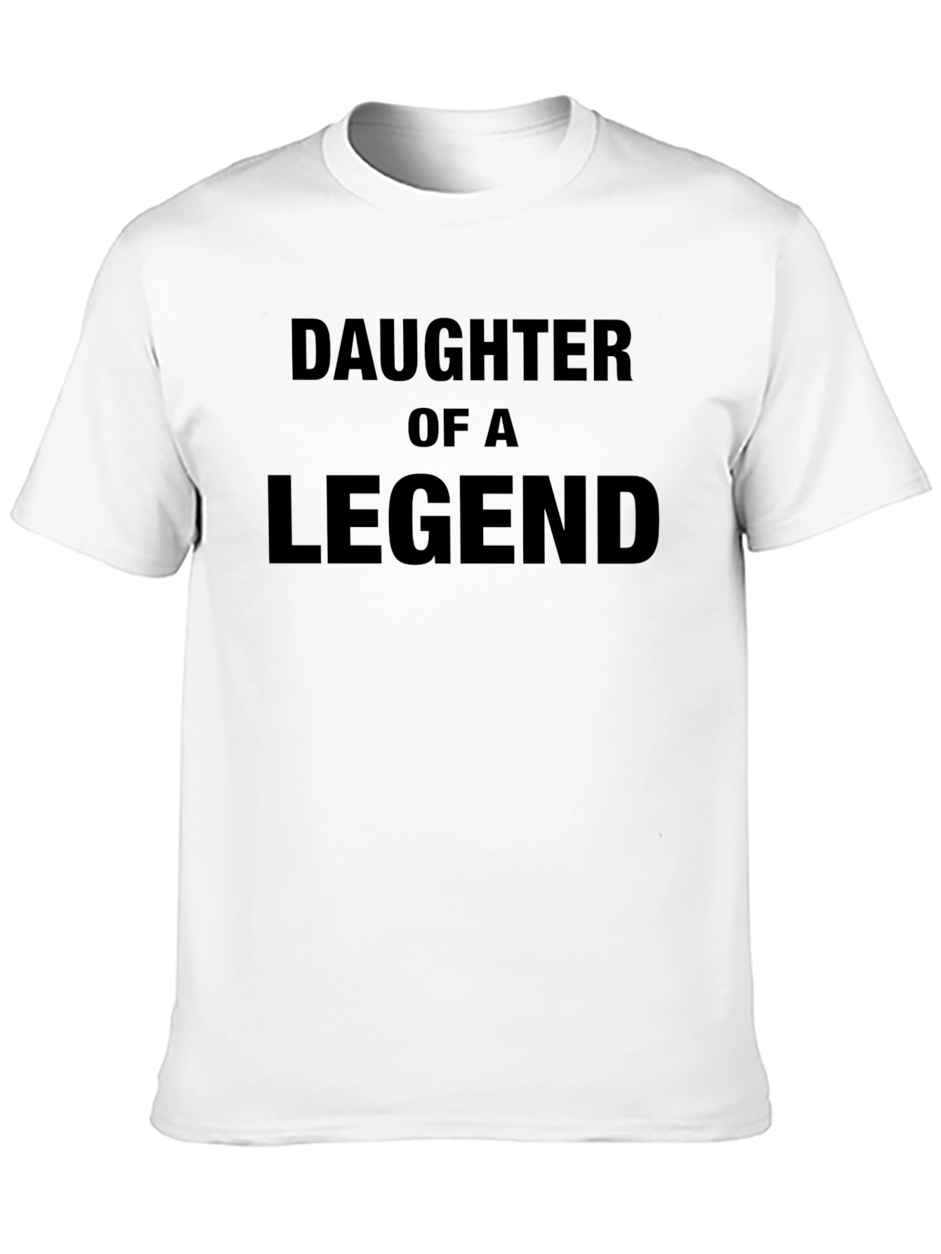 Black Daughter of a Legend Black Graphic T-Shirt view 10