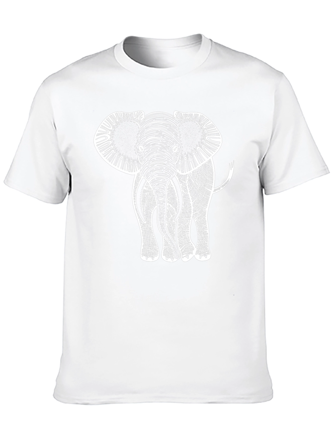 Black Elephant Graphic Black T-Shirt view 10