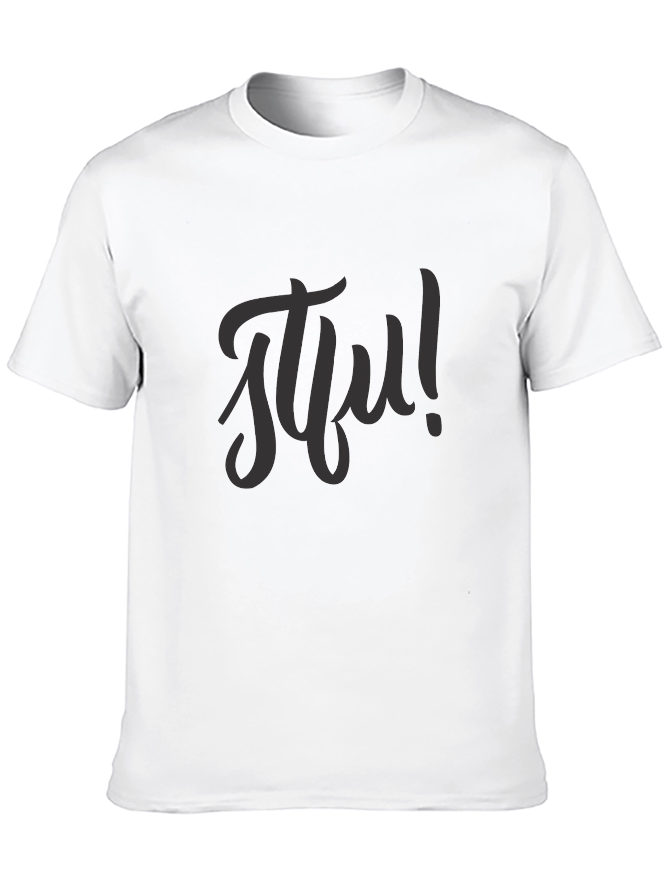 Black Black STFU Graphic Tee - Casual Style view 10