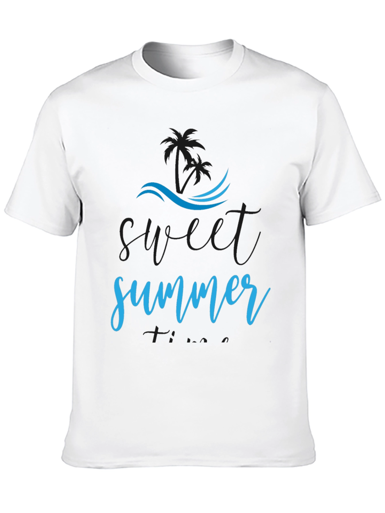 Black Sweet Summer T-Shirt - Beach Vibes view 10