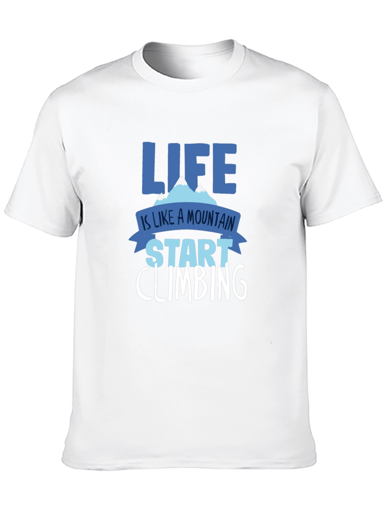 Black Life is a Mountain Climbing T-Shirt view 10