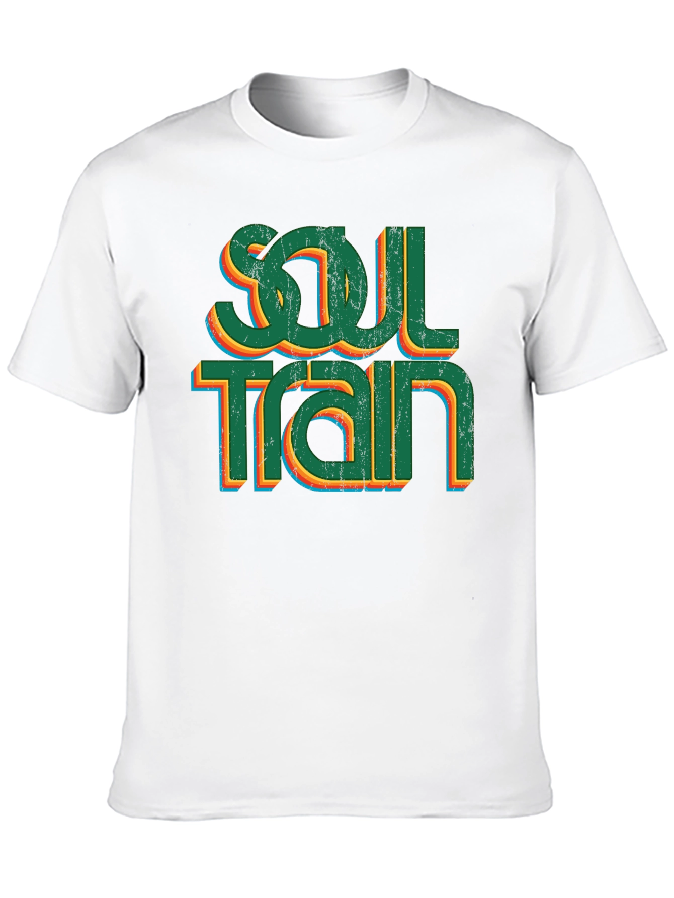 Black Soul Train Retro Style Graphic Tee view 10
