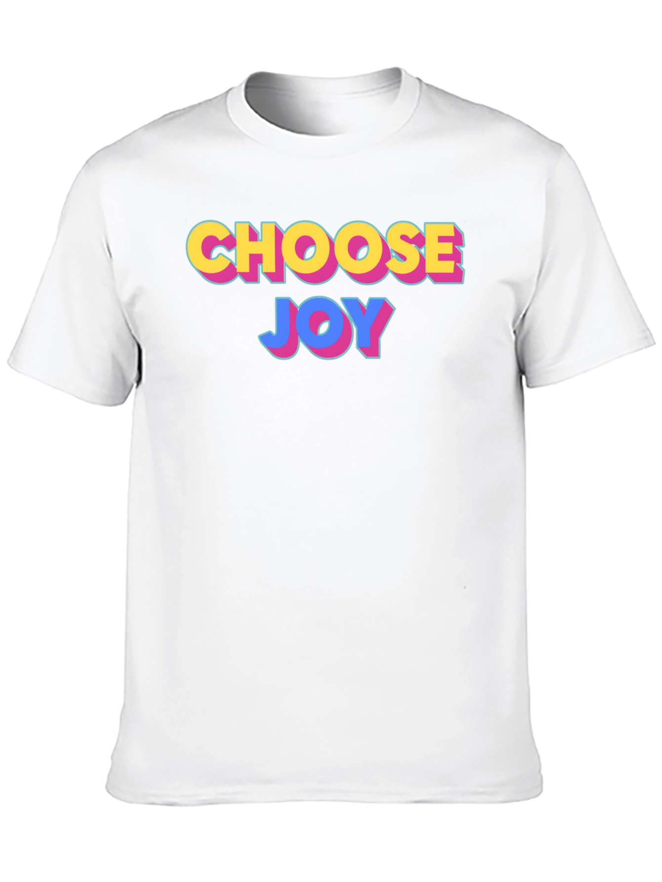 Black Choose Joy Graphic Tee - Positive Vibes view 10