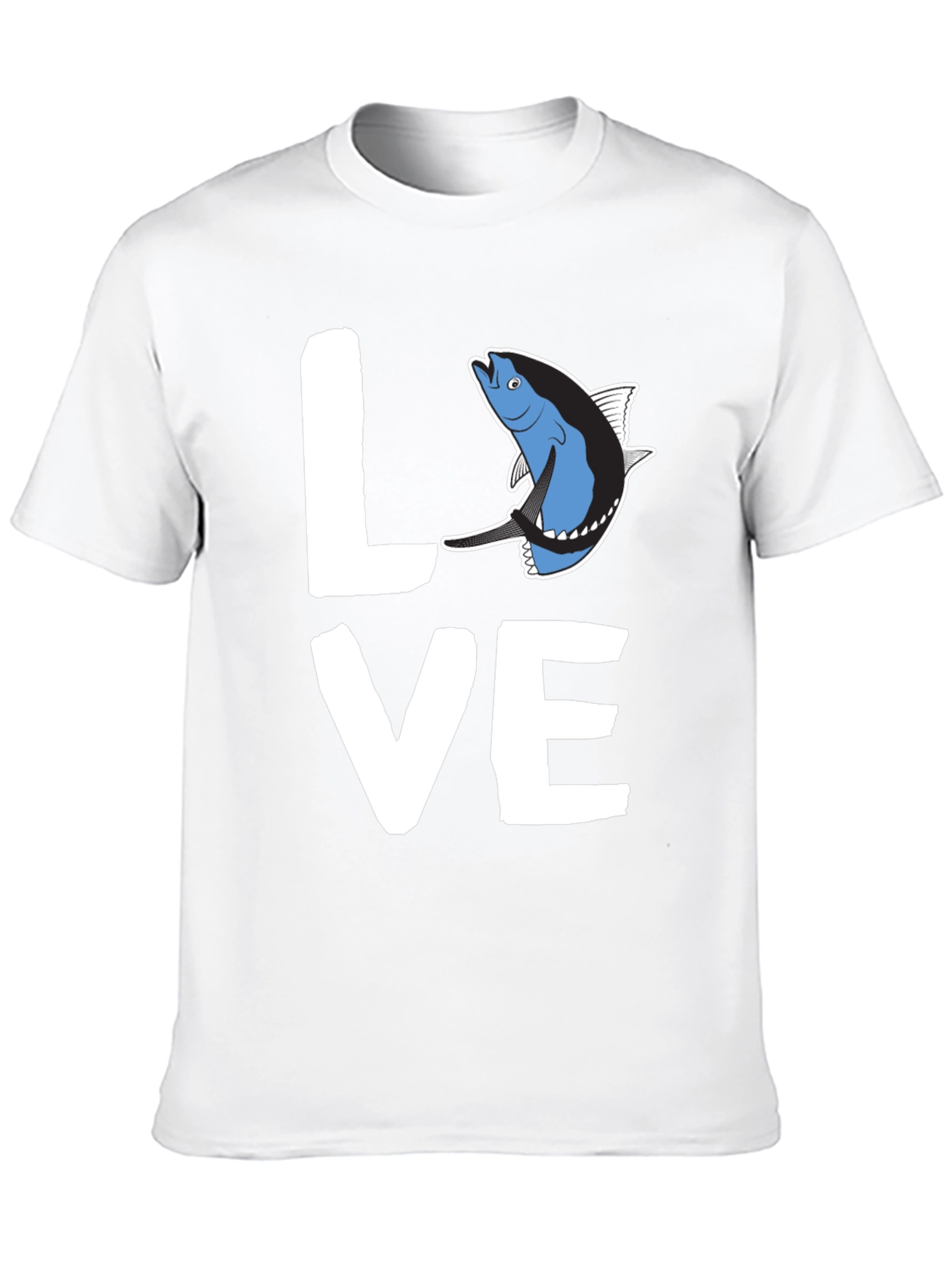 Black Love Tuna T-Shirt - Black Graphic Tee view 10